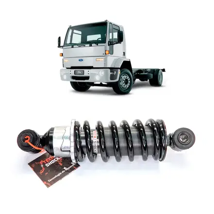 AMORTECEDOR CABINE TRASEIRO FORD NOVO CARGO CABINE SIMPLES BC455C398AA