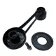 Manivela do Vidro Completa Ford F11000 72 a 92 (preta) 78MU6223342B
