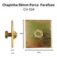 CHAPA FIXACAO DA CATRACA DE FREIO C/ PARAFUSO RV00A03DV0063