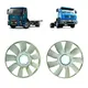 Helice Plástica 9 Pas 6 Furos C/ Arco 704MM Borg Warner Orig 2T0121303B