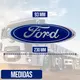 EMBLEMA GRADE FRONTAL FORD CARGO ATE 2011 (RESINADO) XC458K141AA