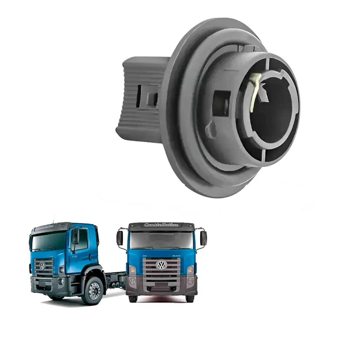 Soquete em Nylon Tipo para Lanterna PL0986 VW 48534860