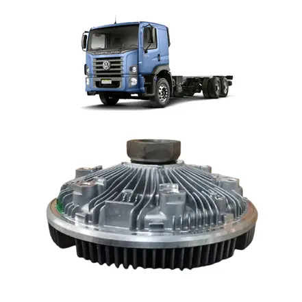EMBREAGEM VISCOSA 6 FUROS MOTOR MWM X12 6 CILINDROS ORIG. 2U0121302