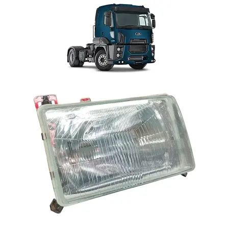 FAROL RETANGULAR - LE FORD CARGO MECANICO ATE 2000 NINO 85HU13006A