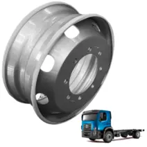 RODA FERRO 22.5 X 7.5 8 FUROS PNEU S/ CAMARA ROADLINE 2S0601027