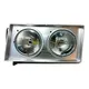 FAROL DUPLO - LE (MOLDURA PRATA) VW WORKER TODOS NINO 2S0941007B