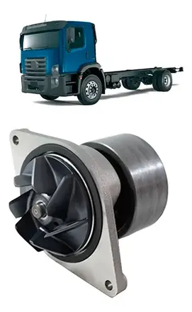 BOMBA DE AGUA COMPLETA MOTOR CUMMINS SERIE B / ISB INDISA 2S0121004B