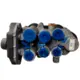 VALVULA PROTECAO 4 CIRCUITOS (6 VIAS) SISTEMA KNORR FORD BC4Z2B280A