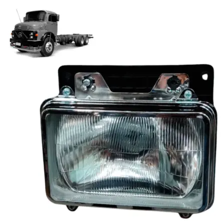 FAROL RETANGULAR LUZ ALTA - LD / LE MB CARA PRETA 1113 1313 3318209161