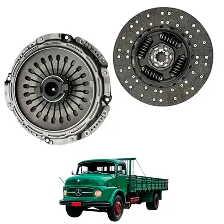 KIT DE EMBREAGEM 280MM (CHAPEU CHINES) MB 1111 1113 1114 RC 0022506704