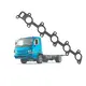 Junta Coletor de Escape Motor Mercedes-Benz OM612 5 Cilindros Original 6121420380