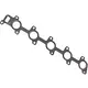 Junta Coletor de Escape Motor Mercedes-Benz OM612 5 Cilindros Original 6121420380