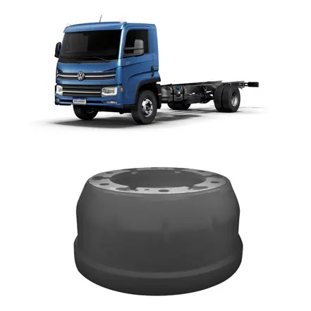 Tambor de Freio Dianteiro 325X120MM 6 Furos VW Suspensys 23B609617B