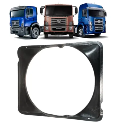 DEFLETOR DE AR DO RADIADOR VW WORKER EURO V 2013 A 2019 2T2121207AQ