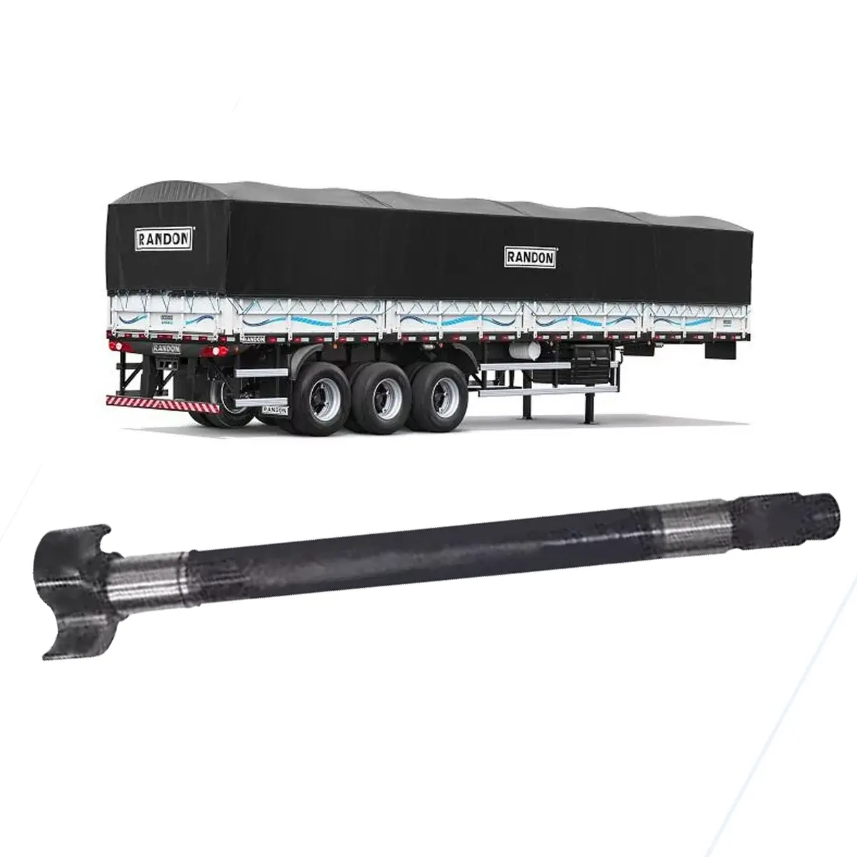 EIXO S TUBELESS 530MM LD IMPORTADO - BZ - na Anchieta Peças