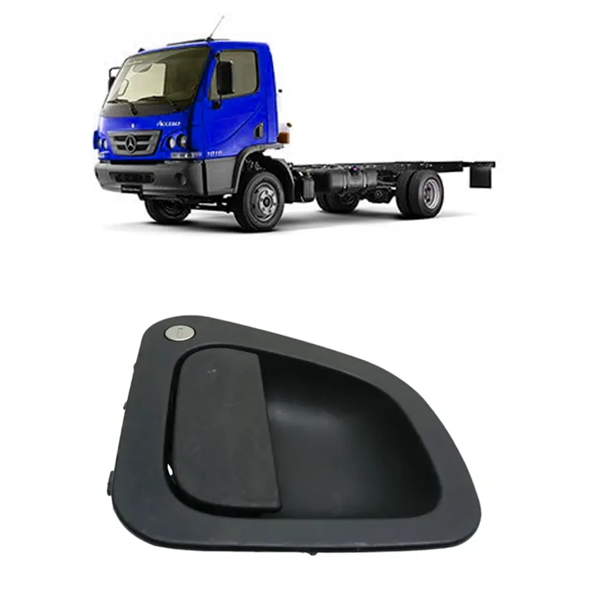 Maçaneta Externa da Porta C/ Chaves - LD Accelo MB 48534104