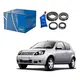 KIT ROLAMENTO RODA TRASEIRA FORD ESCORT FIESTA KA VERONA SKF BH2A1A049AA