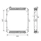 RADIADOR DE AGUA C/ LATERAL MOTORES MB OM366 OM904 OM926 6955007201