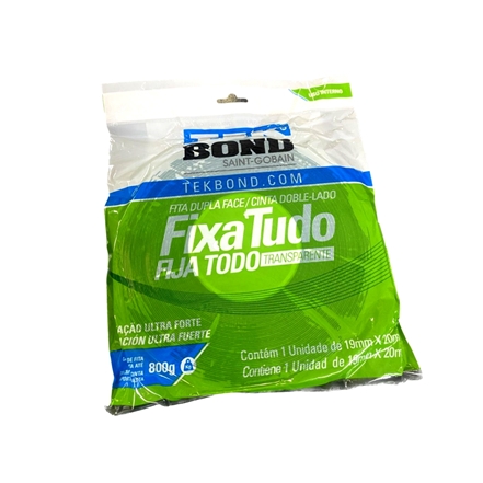 Fita Fixa Tudo Dupla Face - TEKBOND-FIXATUDOINT-12X2