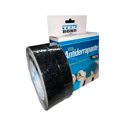 FITA ANTIDERRAPANTE PRETA RESISTENTE 50CM X 5M TEKBOND 21161050501