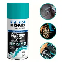 SILICONE LIQUIDO SPRAY 300ML PLASTICOS VIDRO COURO TEKBOND 21553005900