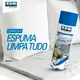 Espuma Limpa Tudo Couro Estofado Carpete 370G 400ML Tekbond 78072713042
