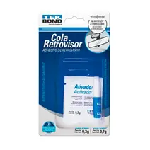 Adesivo Espelho Retrovisor Dose Unica 1G Resistente Tekbond 22841000102