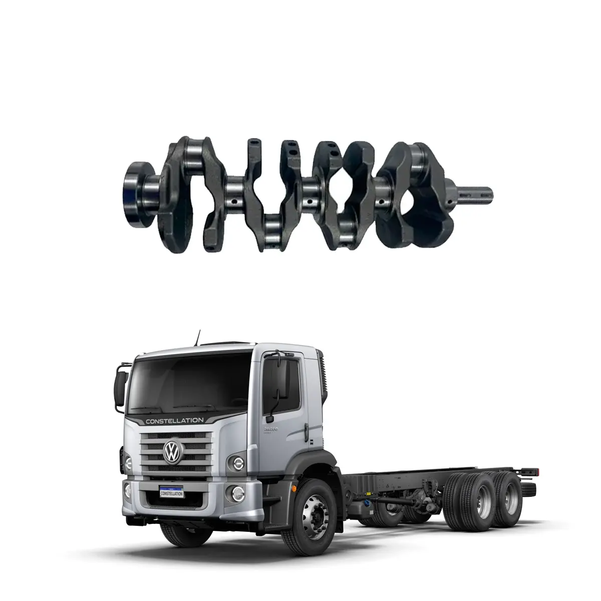 BMK　K M VIRABREQUIM MOTOR MWM 6.12TCE SUSIN - SUSIN - na Anchieta Peças