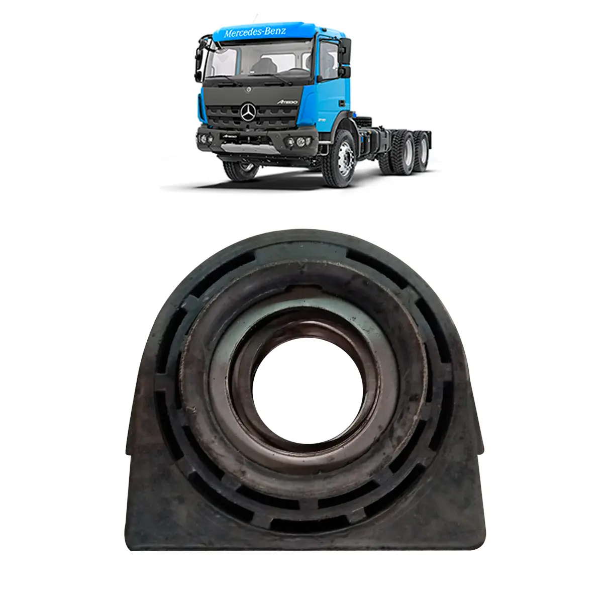 SUPORTE CARDAN 50MM C/ ROLAMENTO C/ ABA MB FLAM - FLAM MBB - na Anchieta  Peças