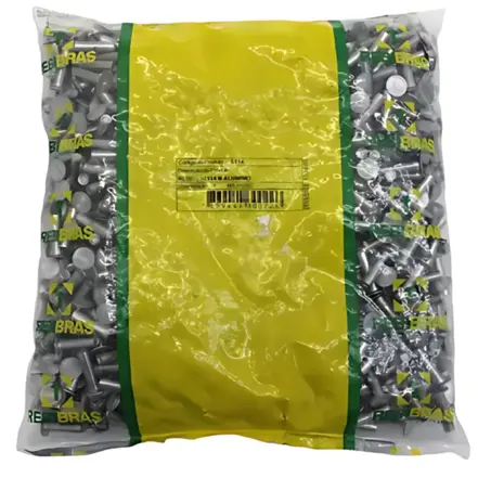 REBITE 10X16 ALUMINIO SEMI TUBULAR (MILHEIRO) 10X16ALUMINIO
