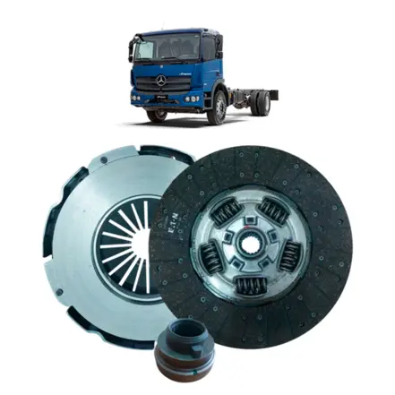KIT DE EMBREAGEM 395MM 18 ESTRIAS MB ATEGO ONIBUS EATON 0242509801