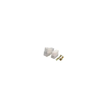 Kit Conector 2 Vias 6.3 Macho e Fêmea com Terminais 7502
