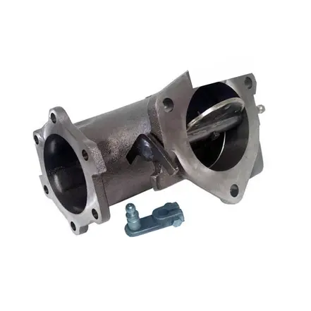 Freio Motor Curvado com Borboleta e Lavanca Motor Mercedes-Benz OM447 4761400253