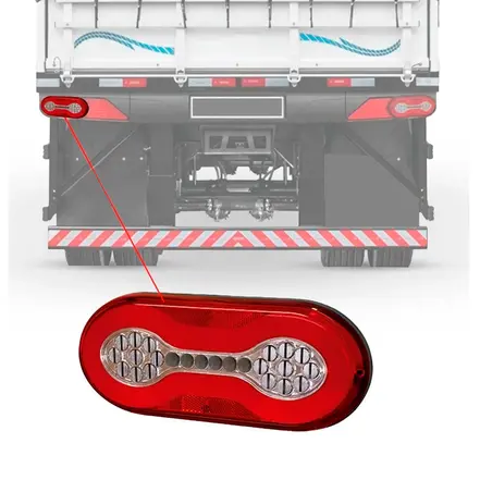 LANTERNA TRASEIRA PHANTOM 42 LED'S 24V - LE PRADOLUX PL0886