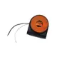 Lanterna Lateral 2 Led's Bivolt 85MM com Haste Amarela PL0688