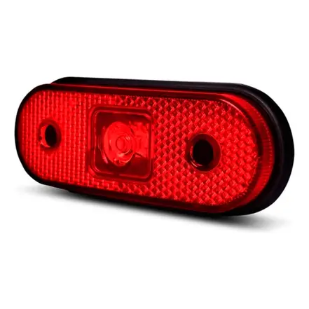 Lanterna Lateral LED Bivolt Facchini S/ Suporte (vermelha) PL06080043