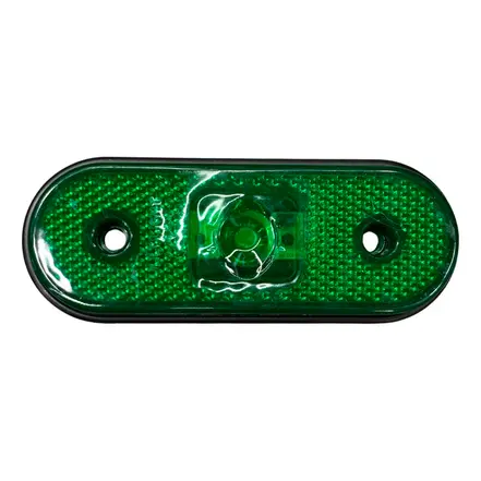LANTERNA LATERAL LED BIVOLT S/ HASTE (VERDE) PL0608