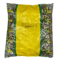 Rebite 8X25 Ferro Tubular Bicromatizado (milheiro) 8X25