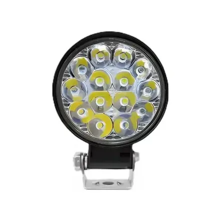 Farol Redondo 42W 14 Leds Bivolt C/ Base Extra Fina (unit.) GTL1004BR