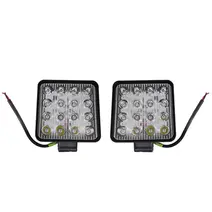 FAROL LED MILHA QUADRADO 48W 16 LEDS BIVOLT BASE FINA (PAR) GTL0103BR