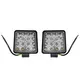FAROL LED MILHA QUADRADO 48W 16 LEDS BIVOLT BASE FINA (PAR) GTL0103BR