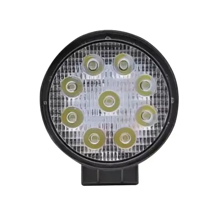 Farol de Milha LED Redondo Bivolt 9 Leds 27W (unitário) GTL1006BR