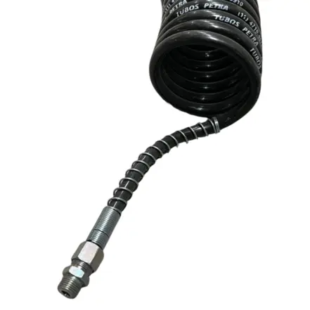 Mangueira Espiral 6.5M Macho M16X1.5 X Fêmea 11/16 (preta) 2T0611717