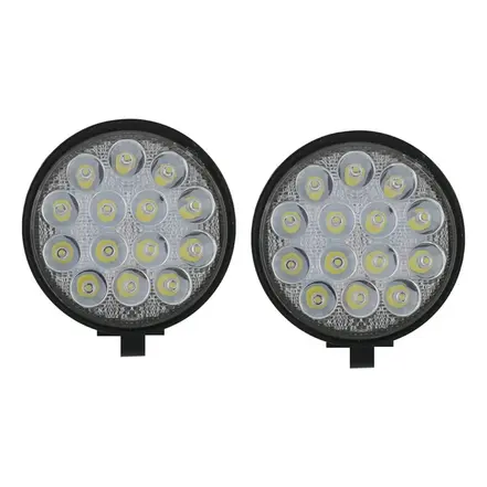 FAROL REDONDO 42W 14 LEDS BIVOLT C/ BASE EXTRA FINA (PAR) GTL0104BR