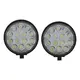 FAROL REDONDO 42W 14 LEDS BIVOLT C/ BASE EXTRA FINA (PAR) GTL0104BR