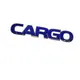 Emblema Cargo Resinado Grande Capô Azul 51X9CM 2C4516605XA