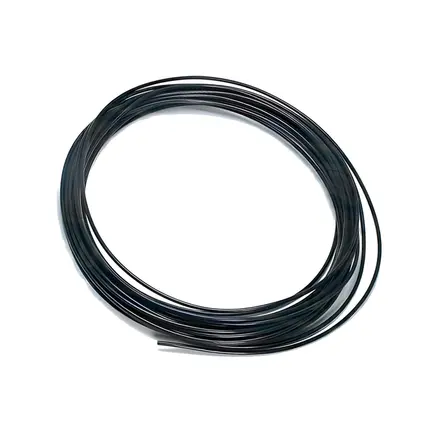 Tubo Nylon 6X4 - Rolo 25 Mts.preto 0089976082