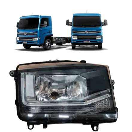 FAROL PRINCIPAL C/ LUZ SETA LED BIVOLT - LE VW NOVO DELIVERY 23B941033N