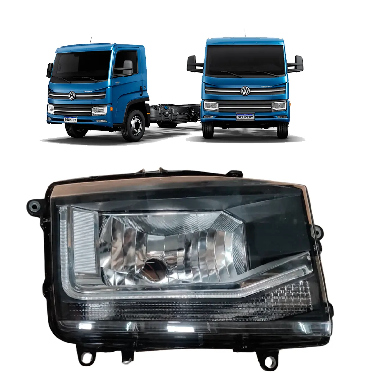 Farol Principal Luz Seta LED VW 23B941034N | Pradolux