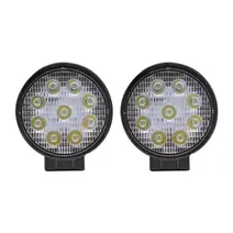 FAROL DE MILHA LED REDONDO BIVOLT 9 LEDS 27W (PAR) GTL0106BR